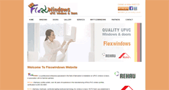 Desktop Screenshot of flexwindows.com